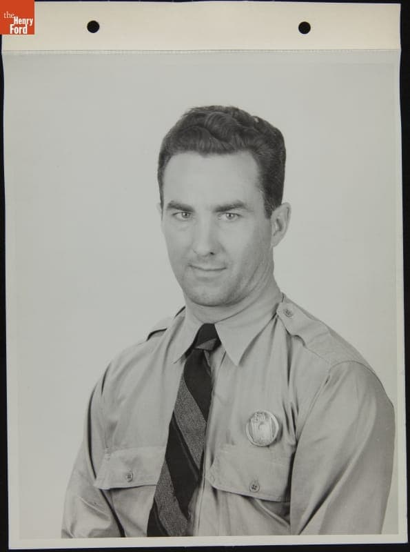 Professional Hockey Player and Ford Employee Carl "Winky" Smith, August 1944