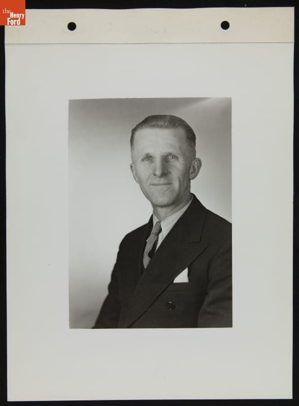 Champion Ski Jumper and Ford Employee Henry Hall, August 1944
