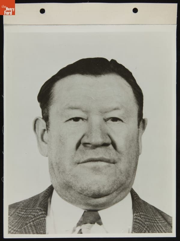 Jim Thorpe While Employed at Ford Motor Company, December 1944