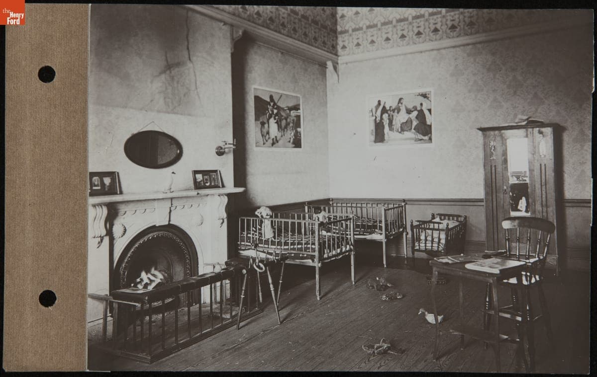 Nursery for Belgian Refugee Children, Oughtrington Hall, 1914-1918