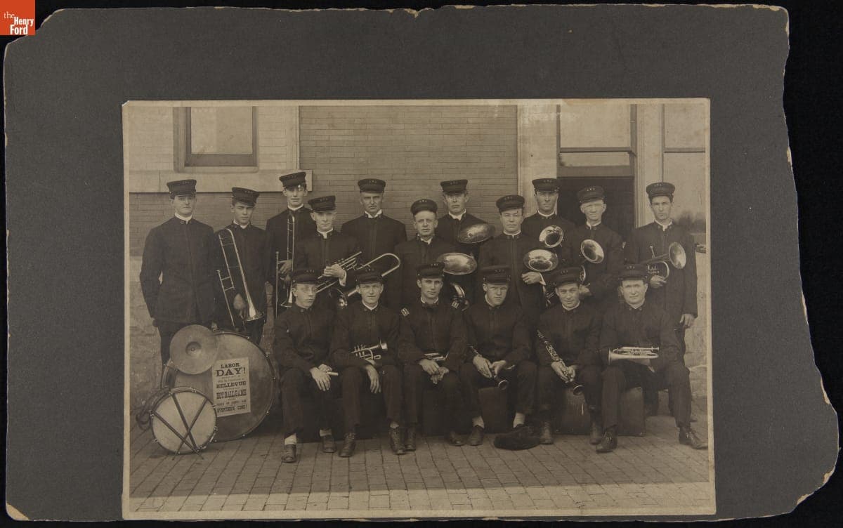 Town Band of Bellevue, Michigan, 1906
