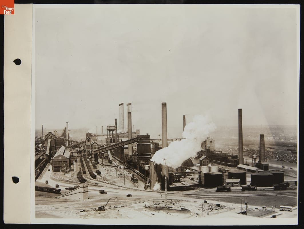 View of Ford Rouge Plant from American Malting Co, May 1937