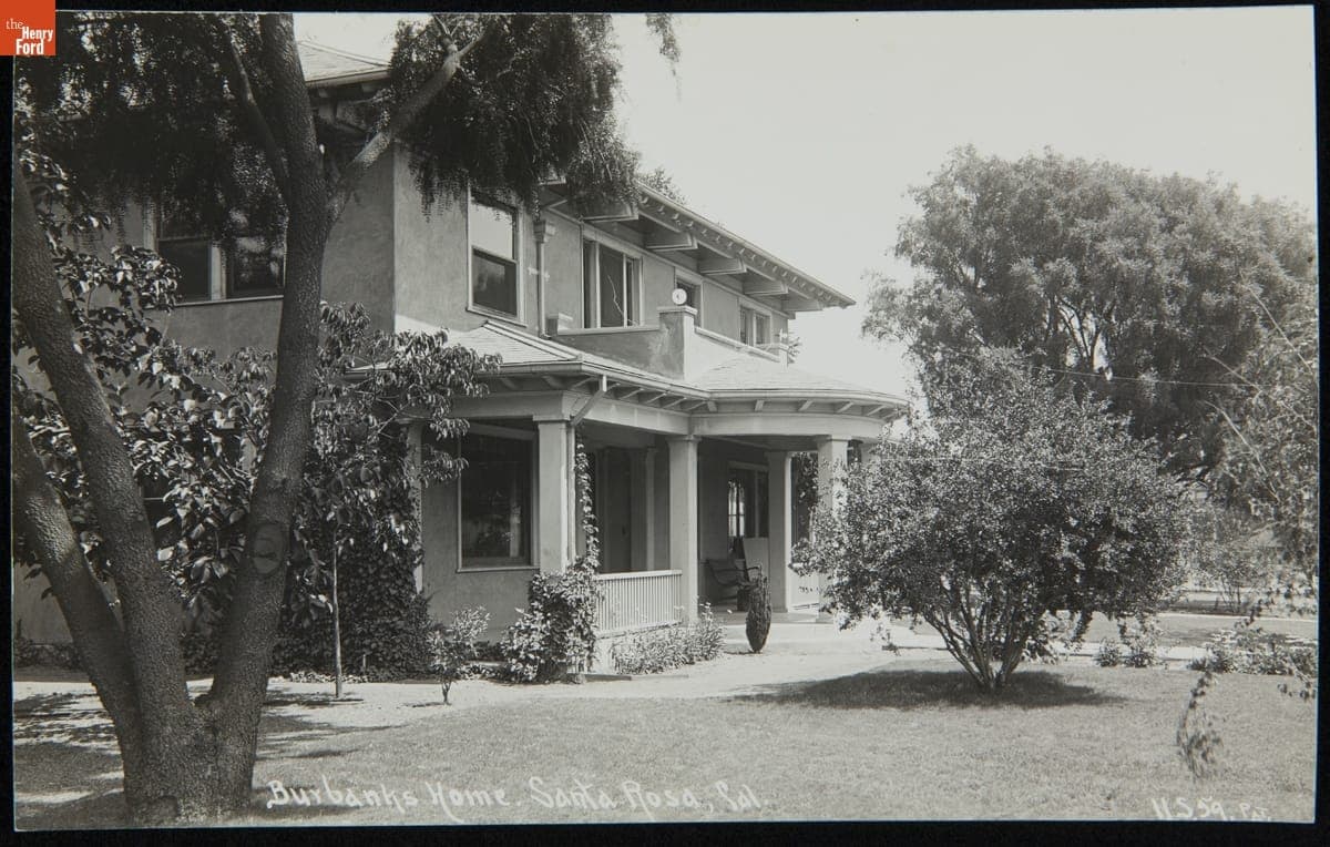 Luther Burbank Home, Santa Rosa, California, 1928-1940