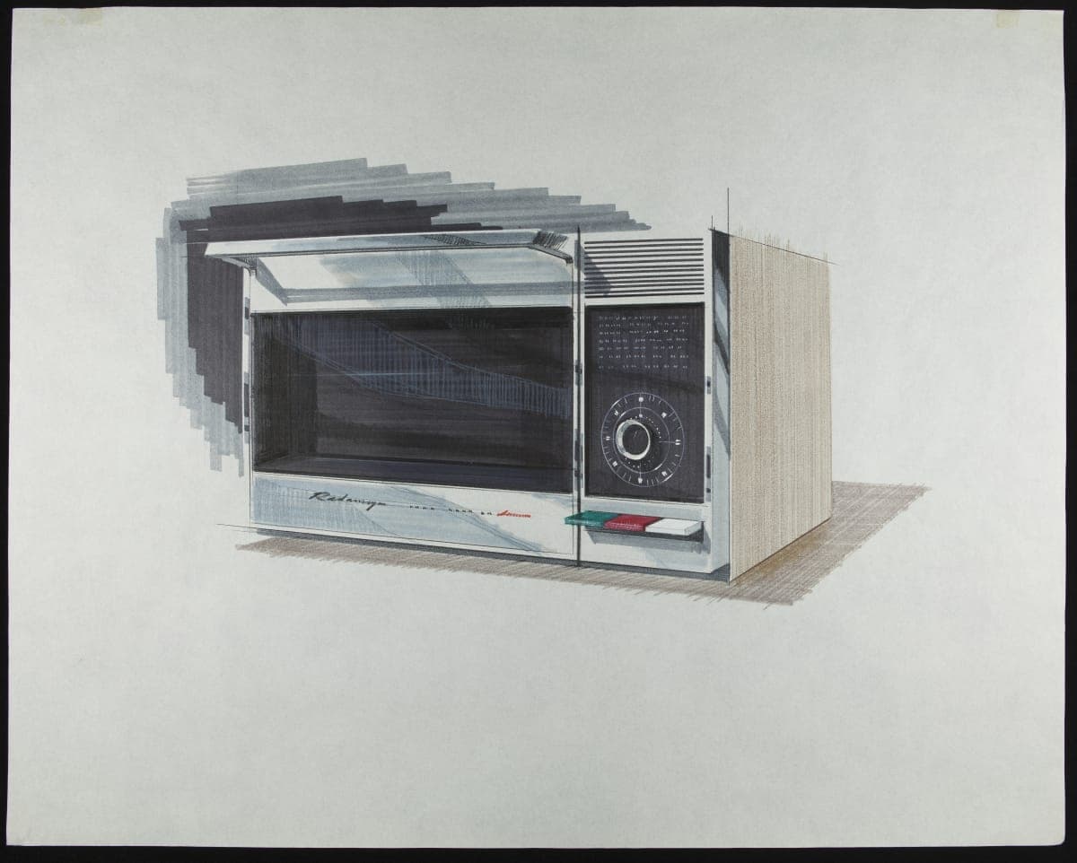 Rendering of Amana Radarange by Mel Boldt and Associates, 1970-1979