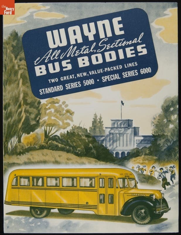 Wayne Works Sales Brochure, "Wayne All Metal Section Bus Bodies," circa 1929