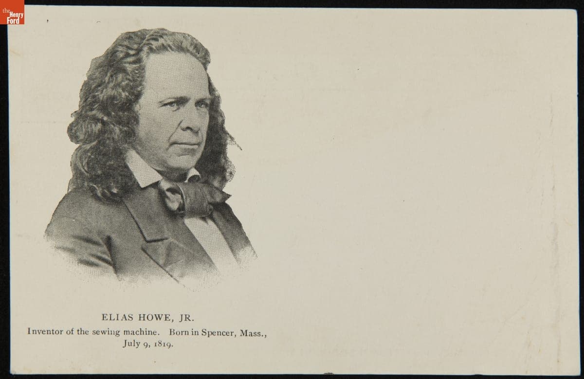 Elias Howe, Jr., "Inventor of the Sewing Machine"