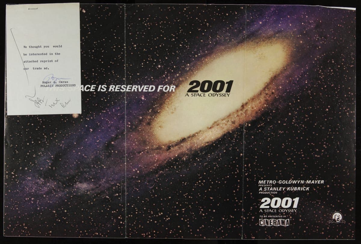 This Space is Reserved for 2001: A Space Odyssey, September 1965