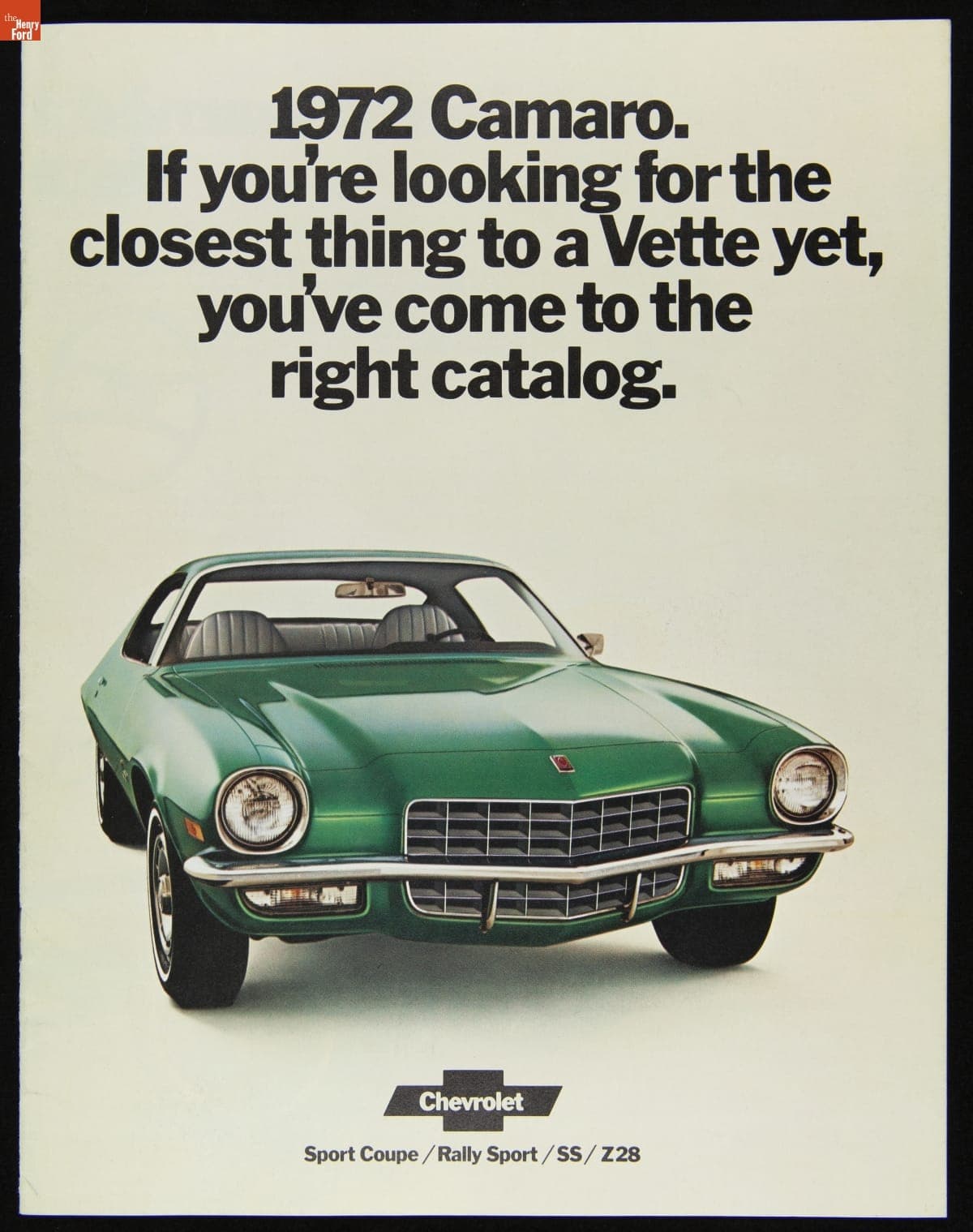 1972 Chevrolet Camaro Sales Catalog