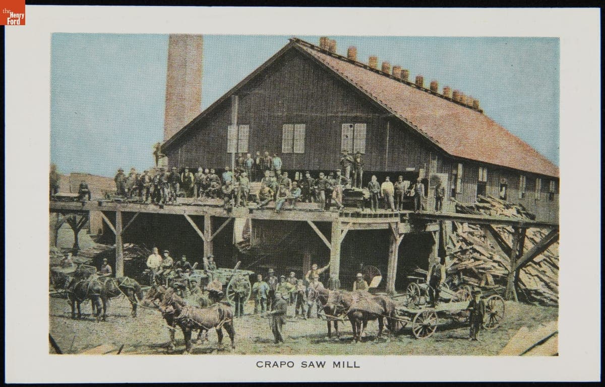 Crapo Saw Mill, circa 1925