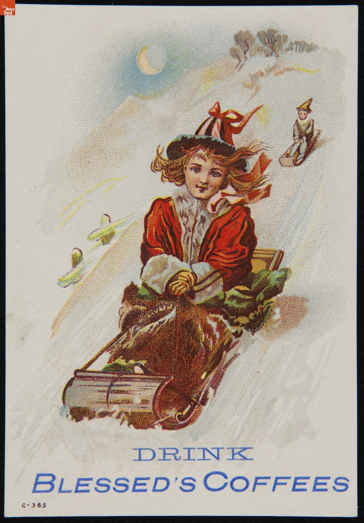 Trade Card for Blessed's Coffees, 1880-1900