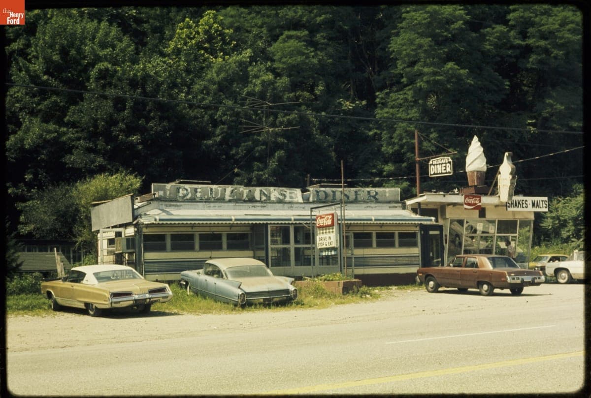 Deligan's Diner and Ice Cream Stand, Annsville, New York, 1973