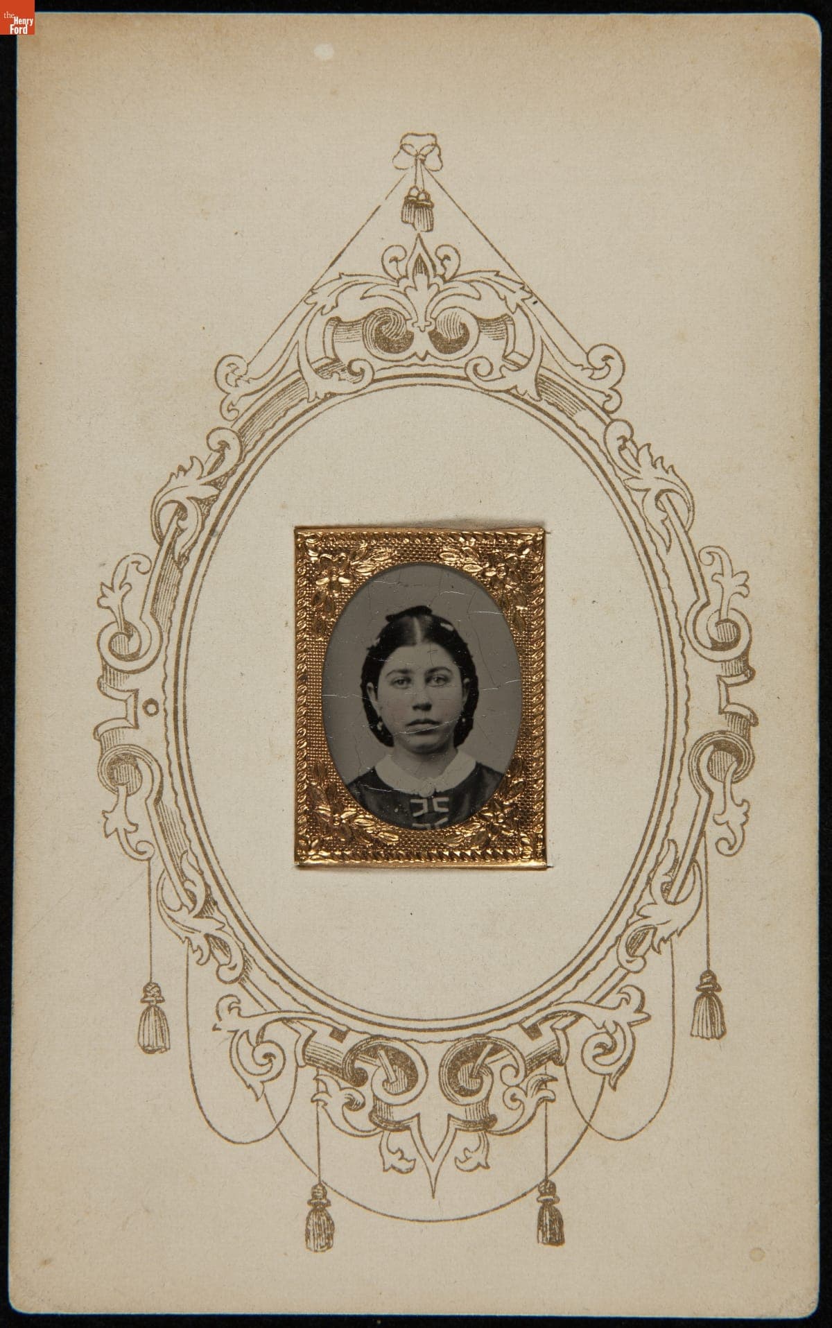 Gem Portrait of a Woman Wearing Hair Ornaments, 1864-1871