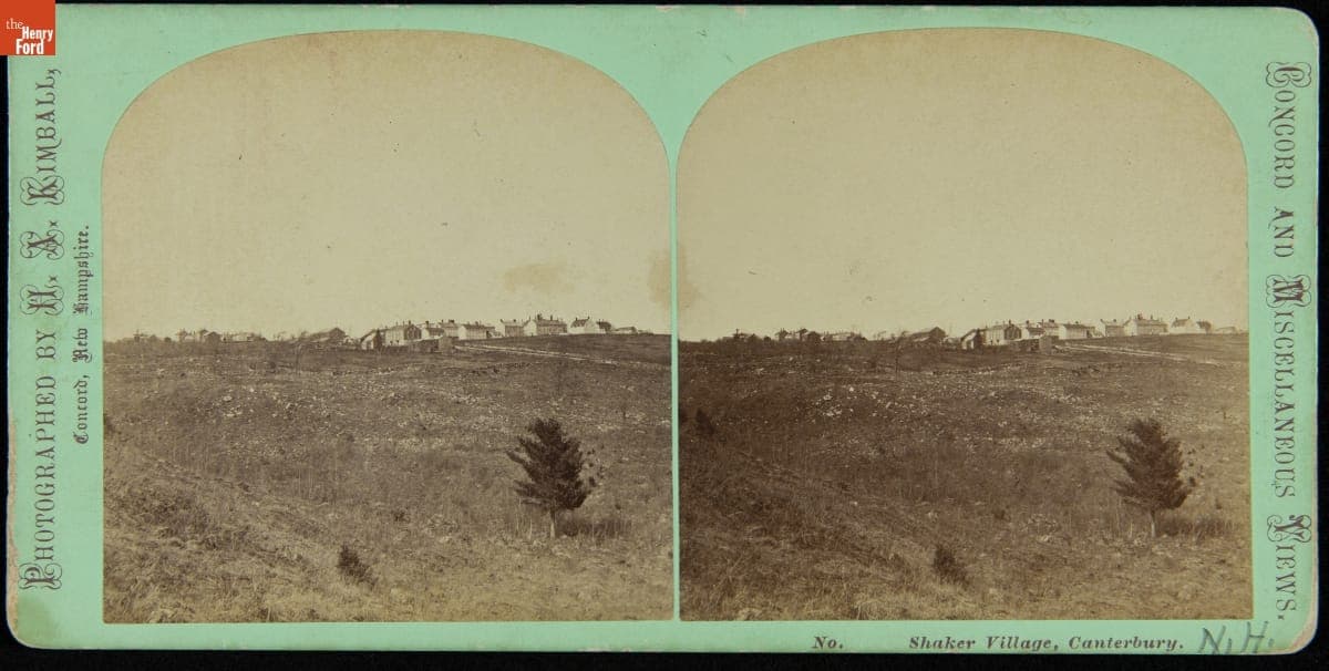 Shaker Village, Canterbury, New Hampshire, circa 1875