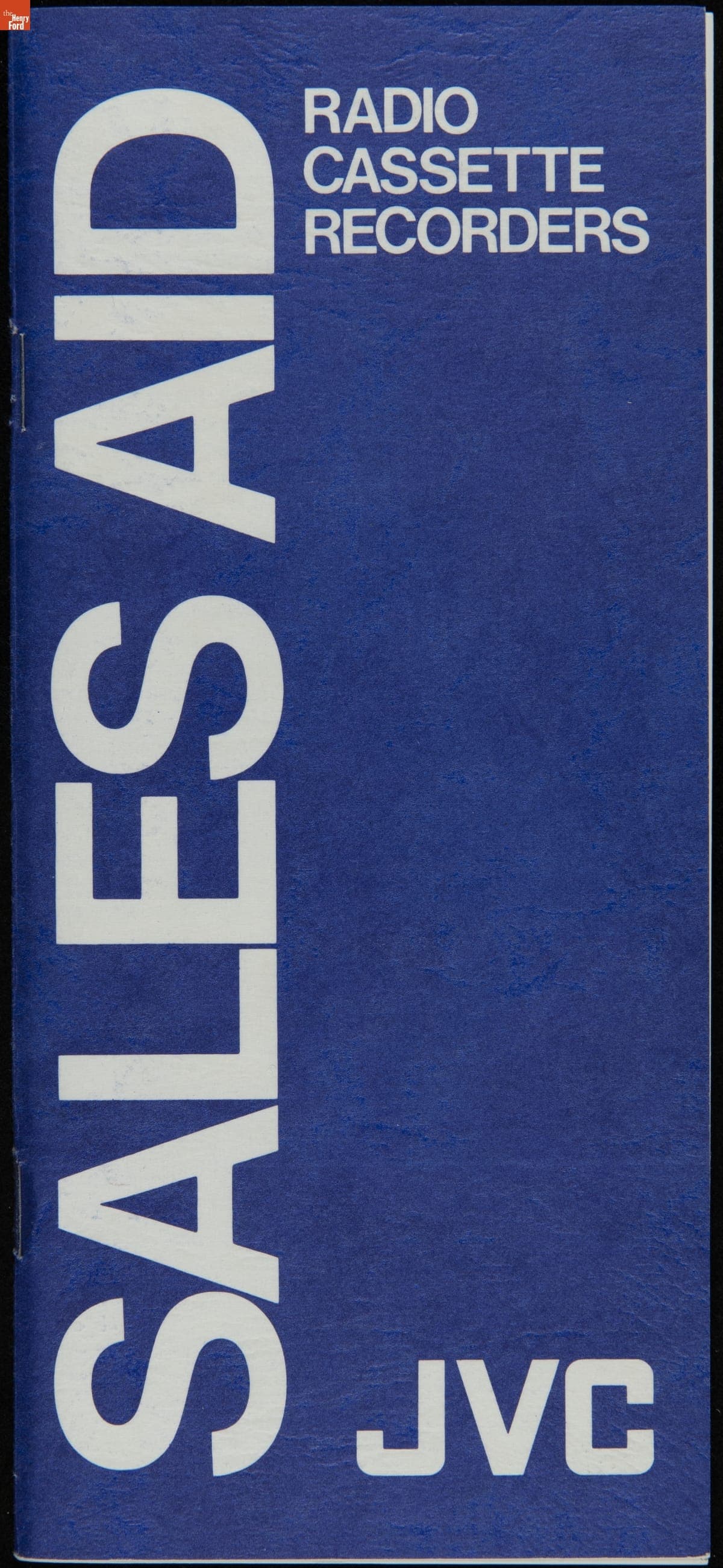 JVC Radio Cassette Recorders, Sales Aid, 1981