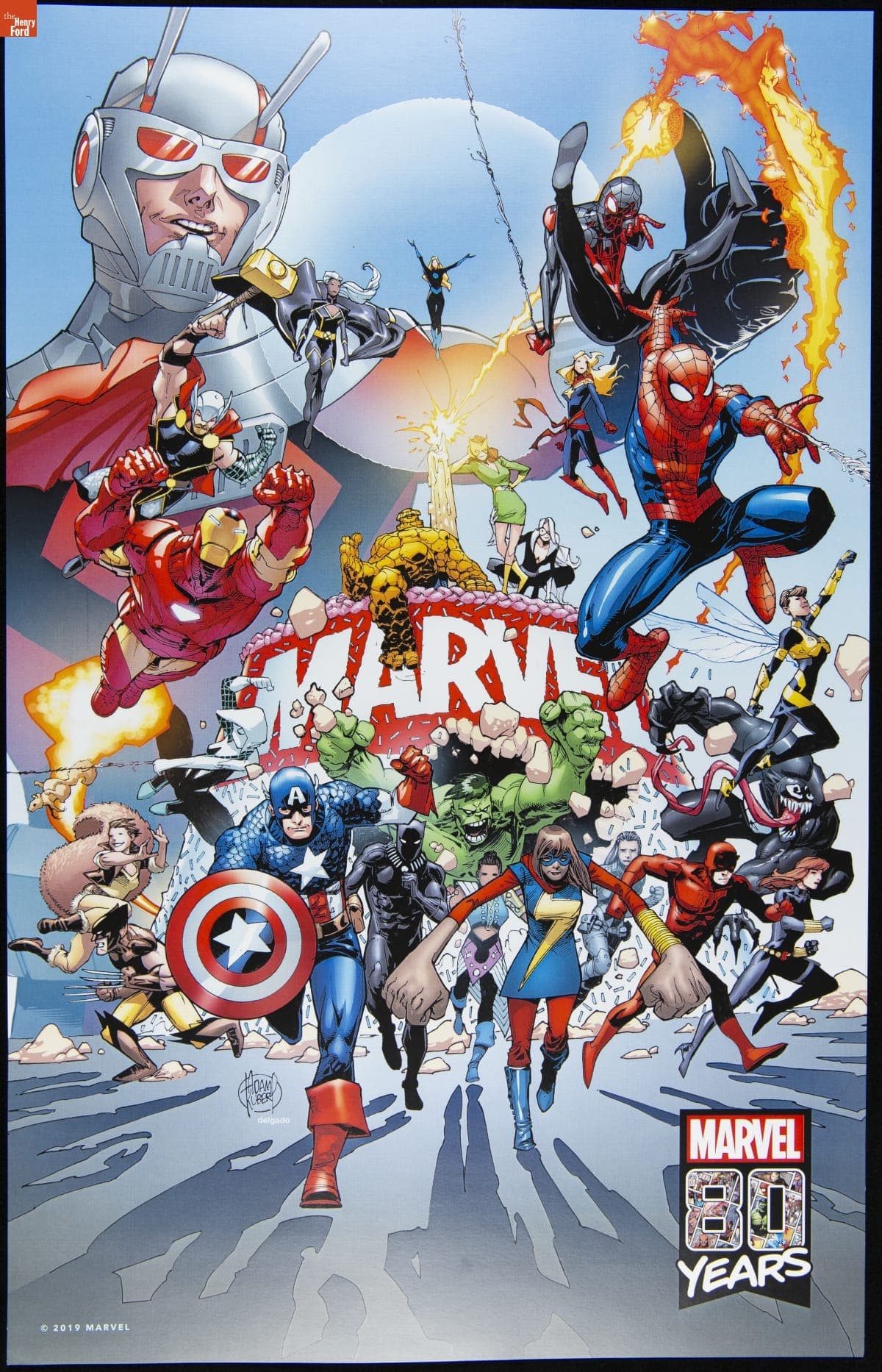 "Marvel 80 Years" Poster, 2019