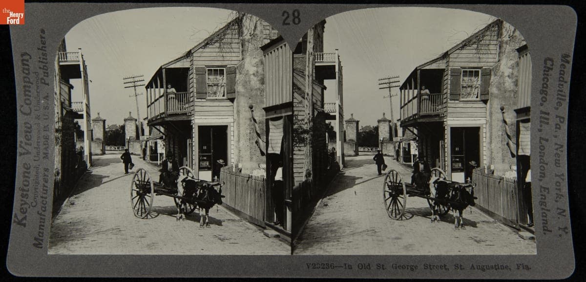 In Old St. George Street, St. Augustine, Fla.