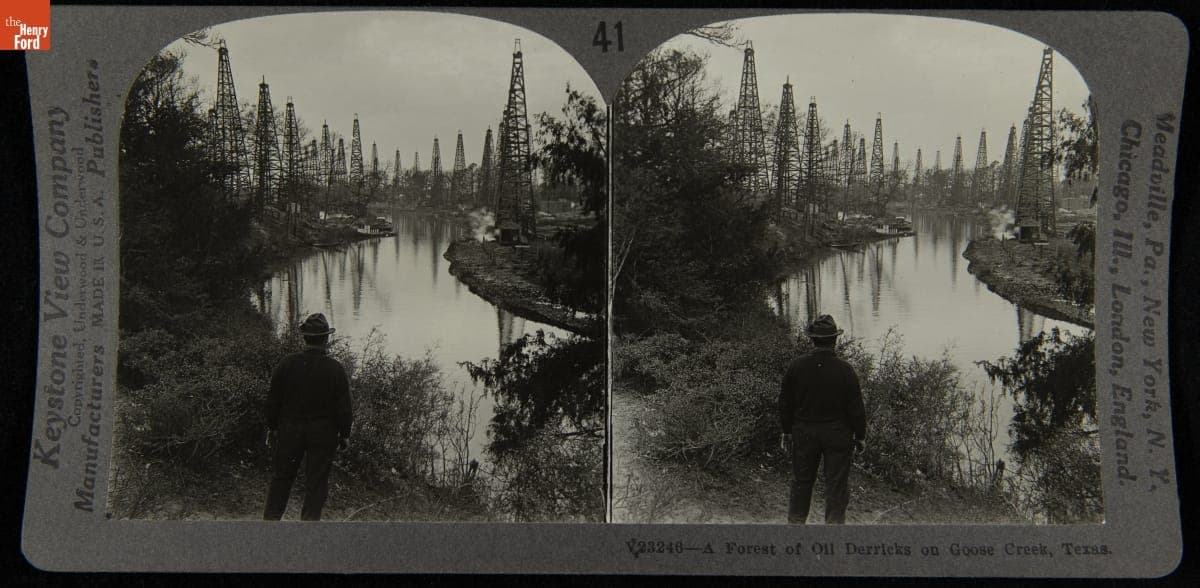 A Forest of Oil Derricks on Goose Creek, Texas, 1903-1919