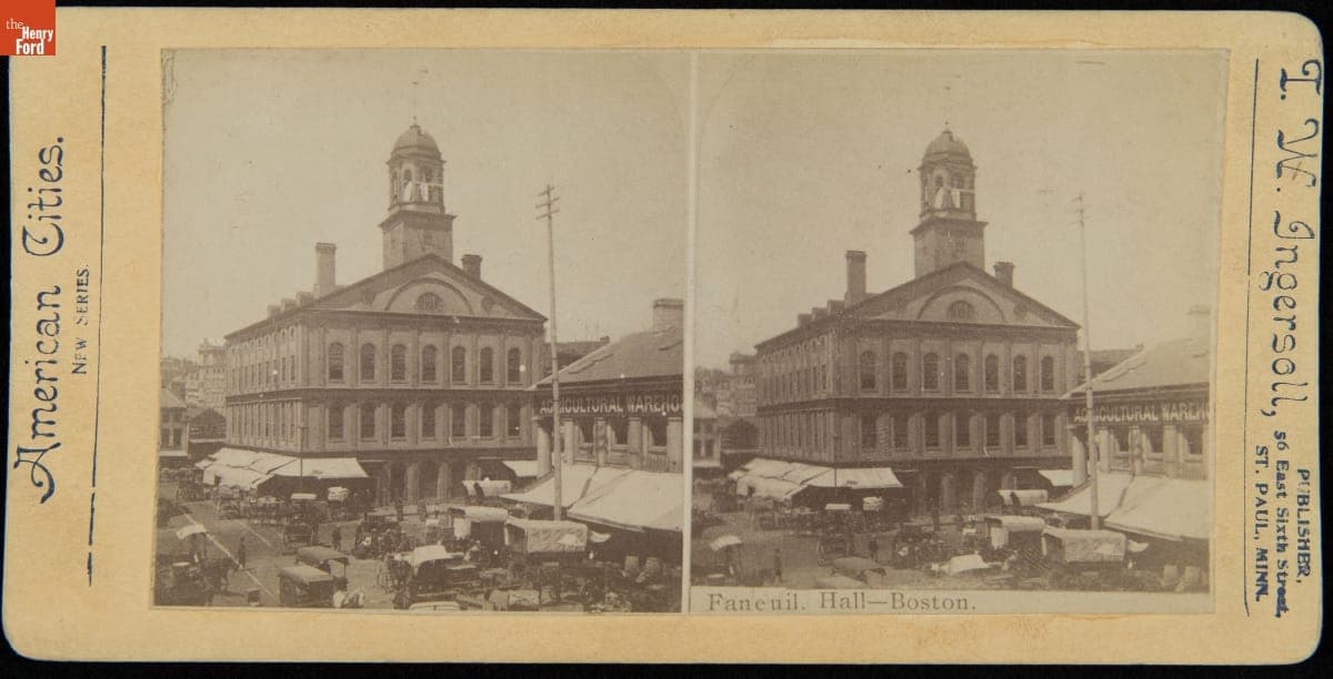 American Cities New Series: Faneuil Hall, Boston, 1890-1905