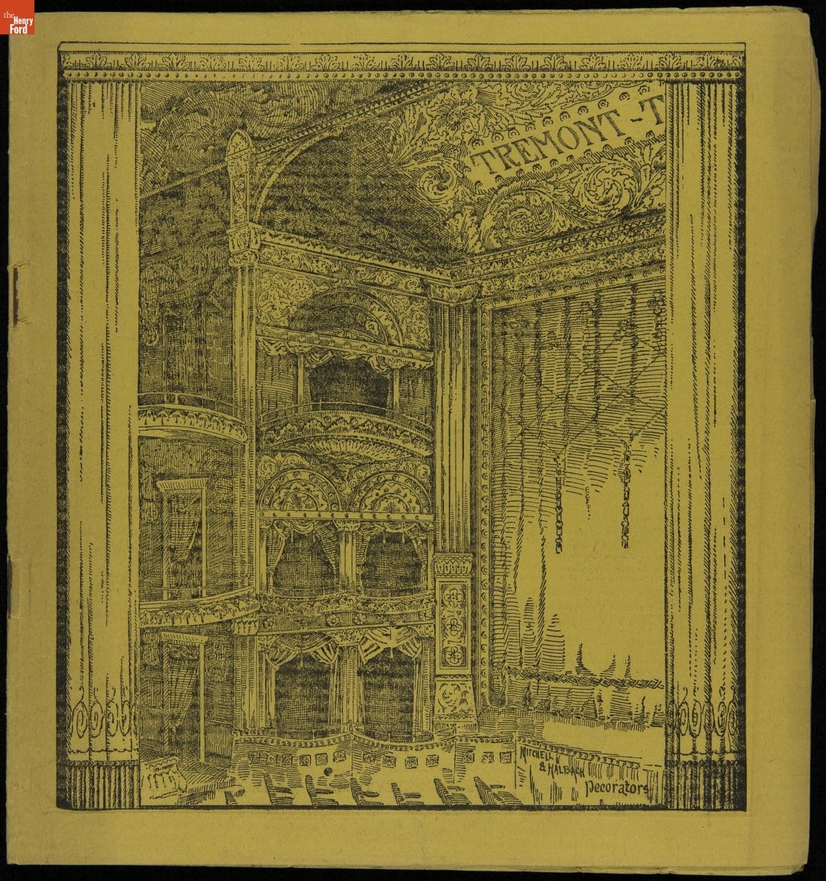 Theater Program, "Theodora," Tremont Theatre, Boston, Massachusetts, 1892