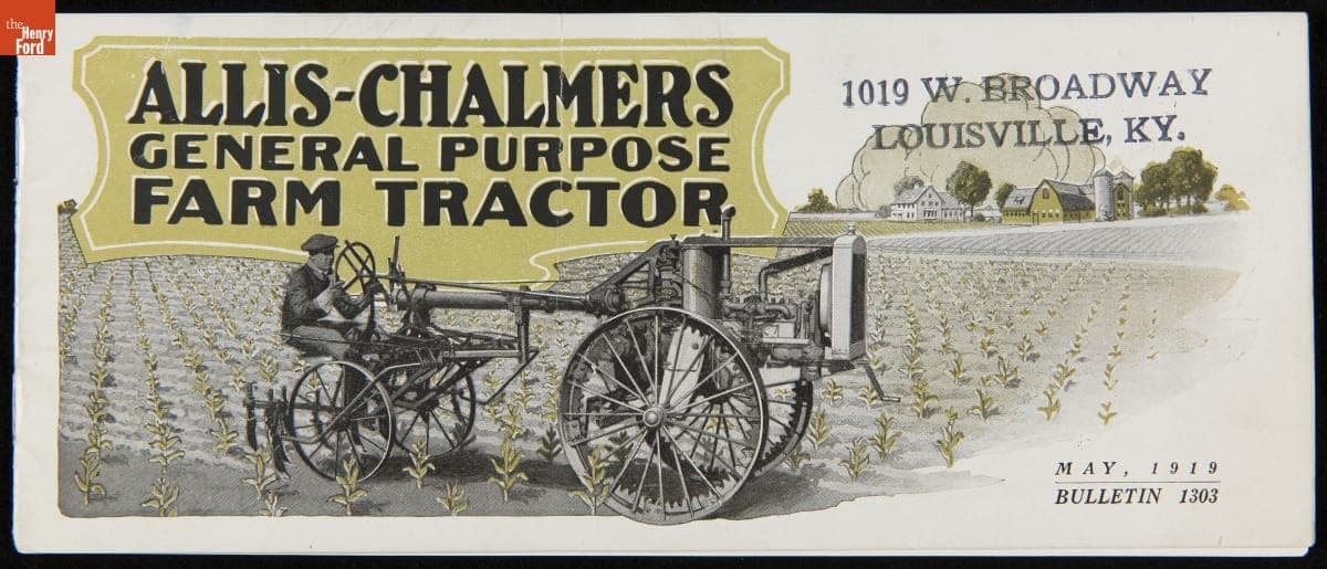 "Allis-Chalmers General Purpose Farm Tractor," May 1919