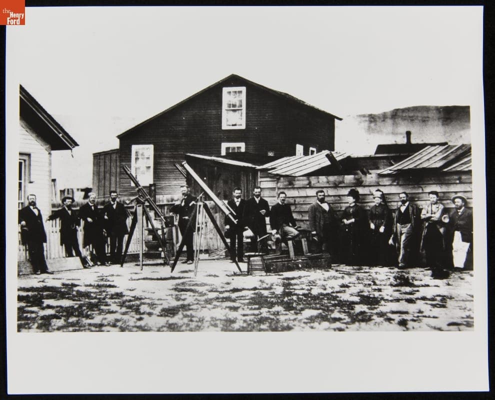Thomas Edison with Henry Draper's Expedition to View the July 1878 Solar Eclipse, Rawlins, Wyoming Territory