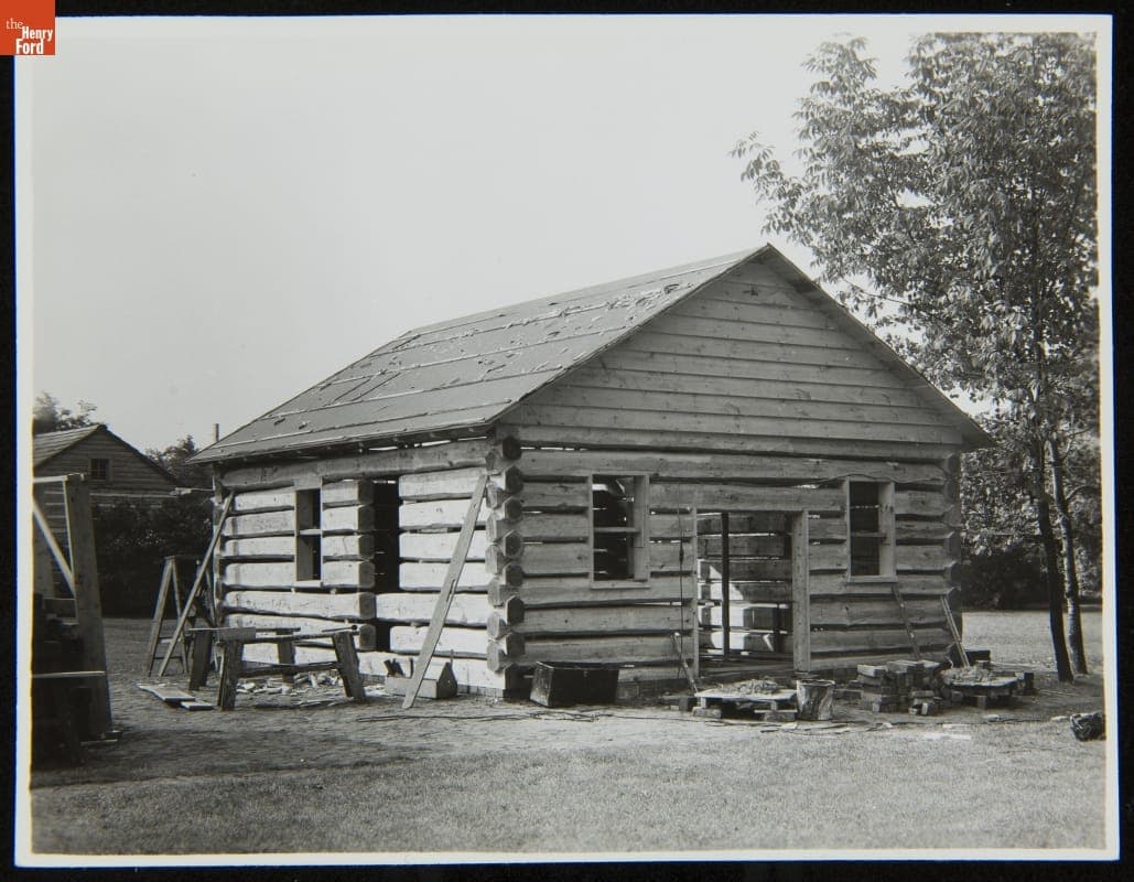 George Washington Carver Memorial under Construction in Greenfield Village, May 25, 1942