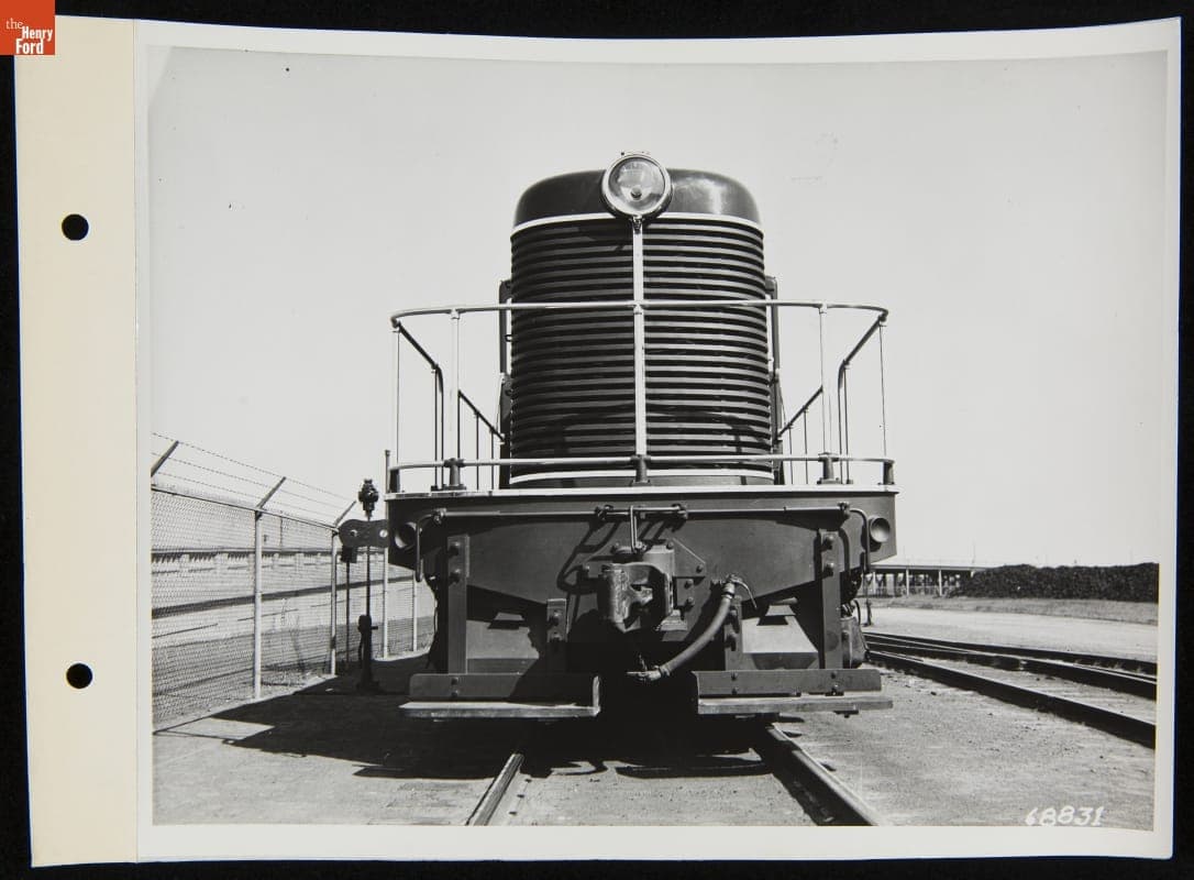 Diesel Locomotive in North Yard, Ford Rouge Plant, September 1937