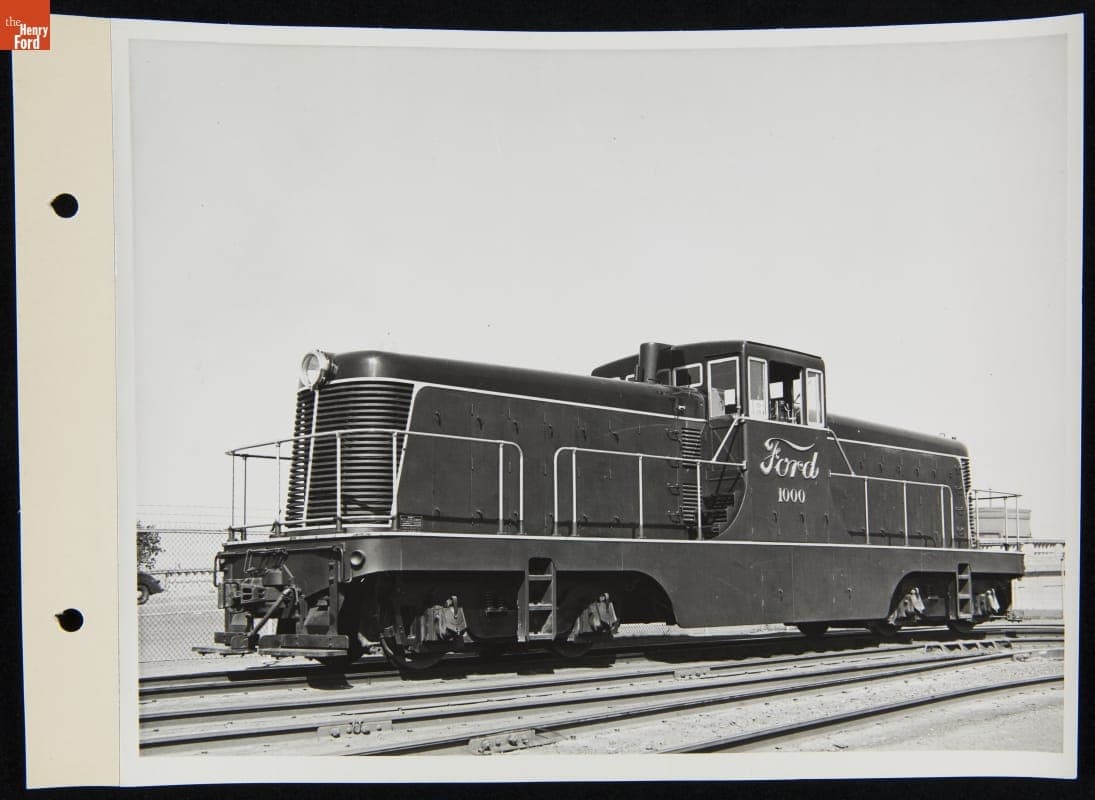 Diesel Locomotive in North Yard, Ford Rouge Plant, September 1937