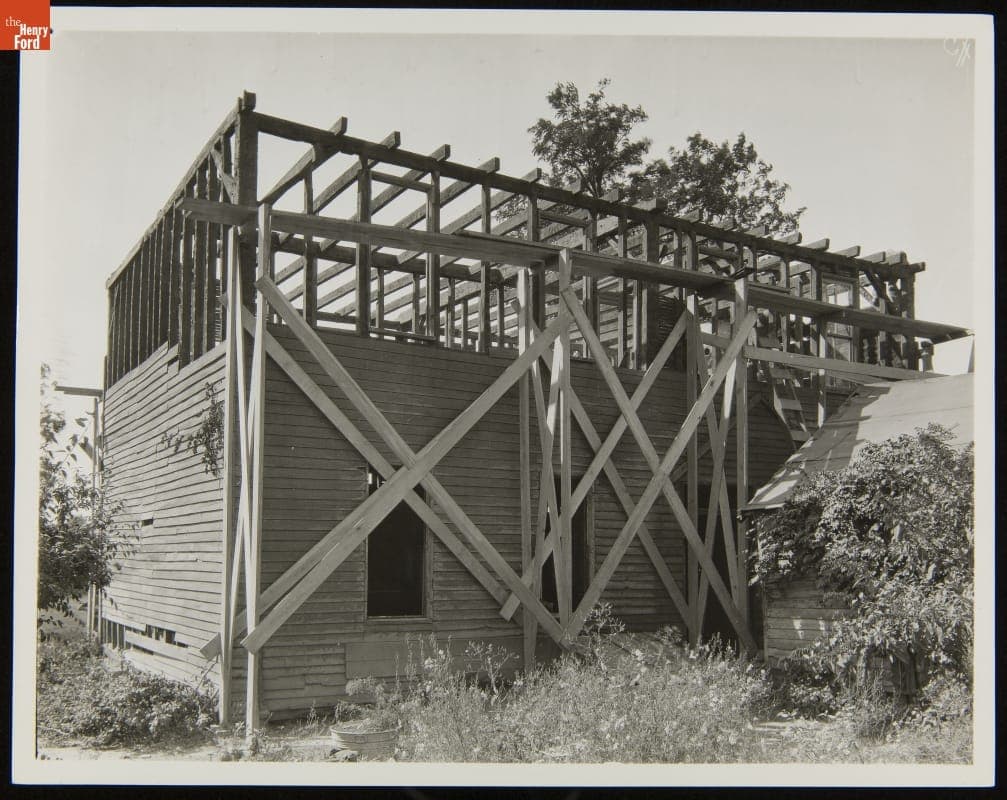 Logan County Courthouse Being Dismantled for Removal to Greenfield Village, September 1929