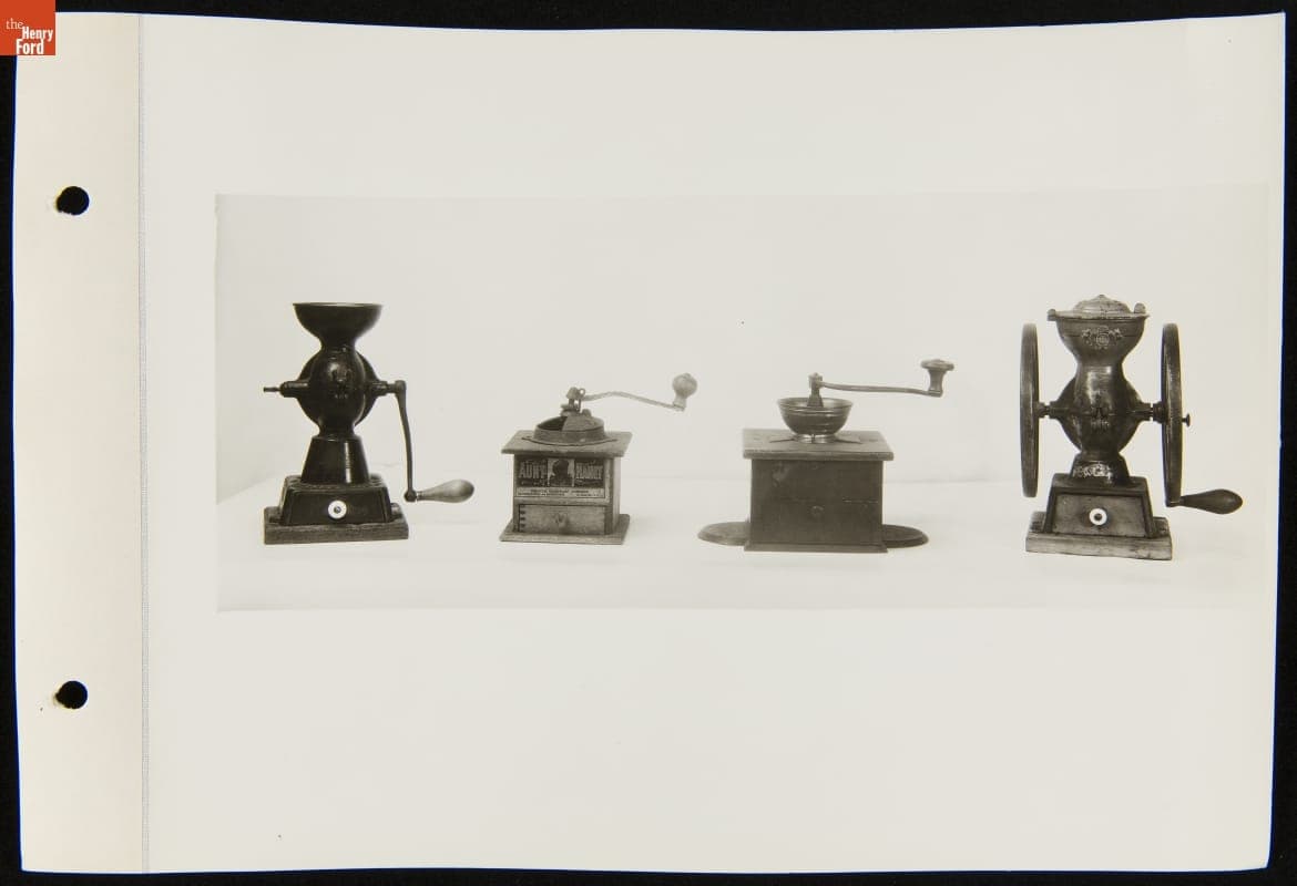 Coffee Grinders, Photographed in 1933