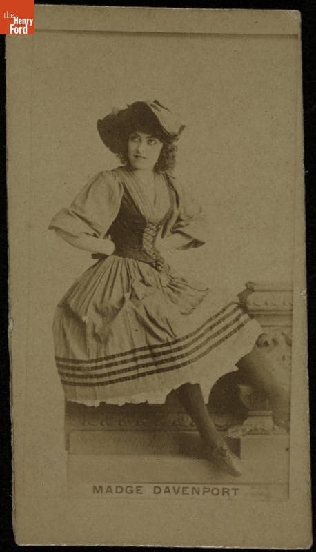 Trade Card for Kinney Brothers Tobacco Company, "The Old Reliable Sweet Caporal Cigarette," 1890