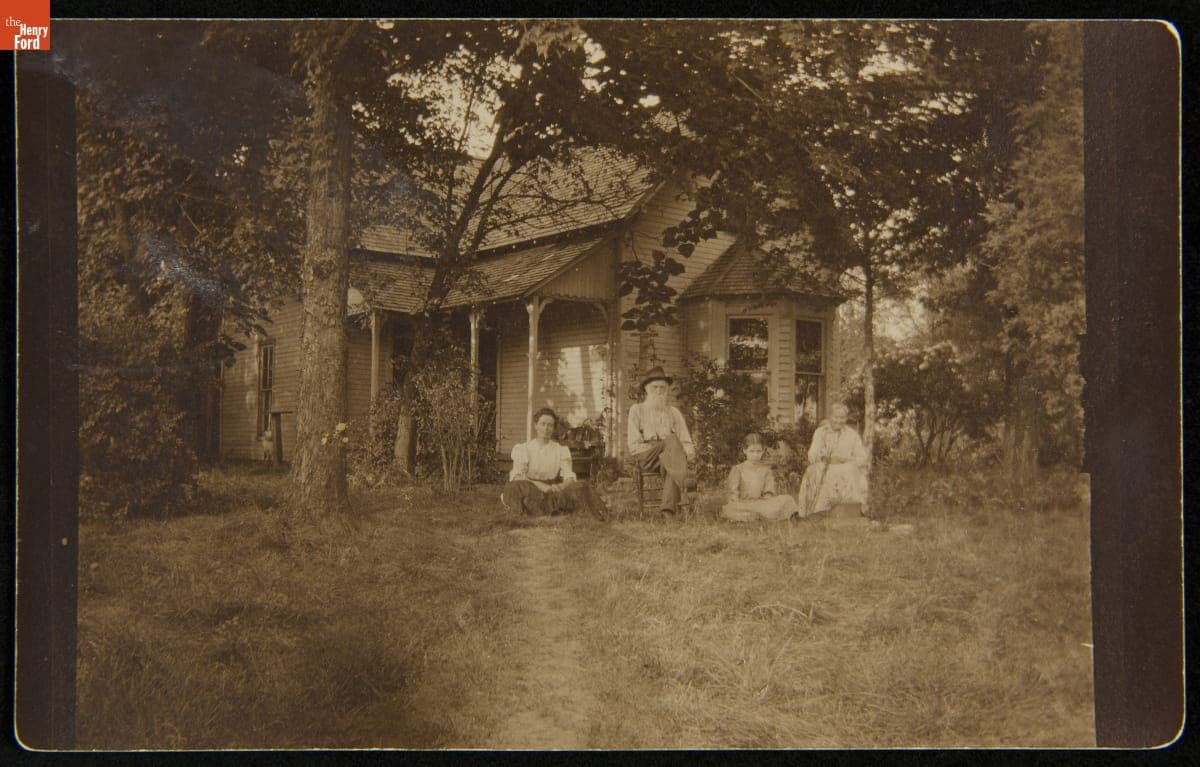 Susan McCord and Family at the McCord Farm, circa 1905