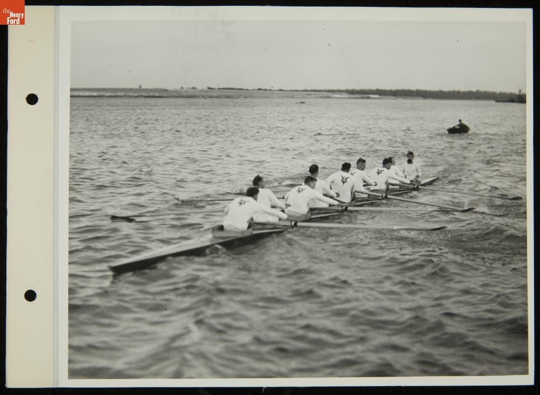 Wyandotte Boat Club "V-8" Rowing Team, July 1934