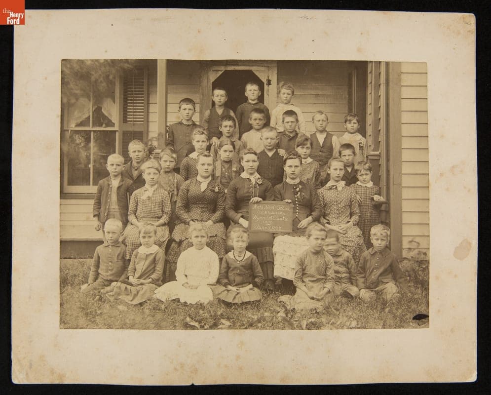 North Woods School, District #6, Jackson Township, Wyandot County, Ohio, June 3, 1887