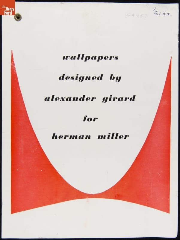 Wallpapers Designed by Alexander Girard for Herman Milller, circa 1952
