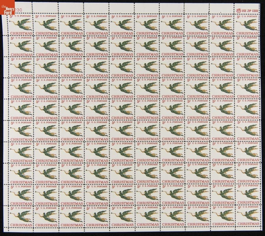 U.S. Postage Stamps Issued for Christmas 1965