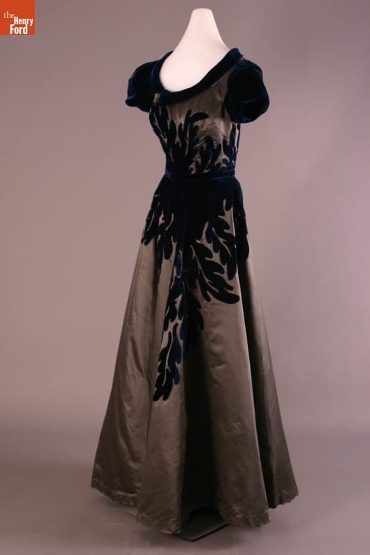 Evening Gown, Worn by Elizabeth Parke Firestone, 1947