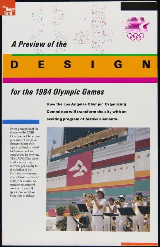 A Preview of the Design for the 1984 Olympic Games, 1983