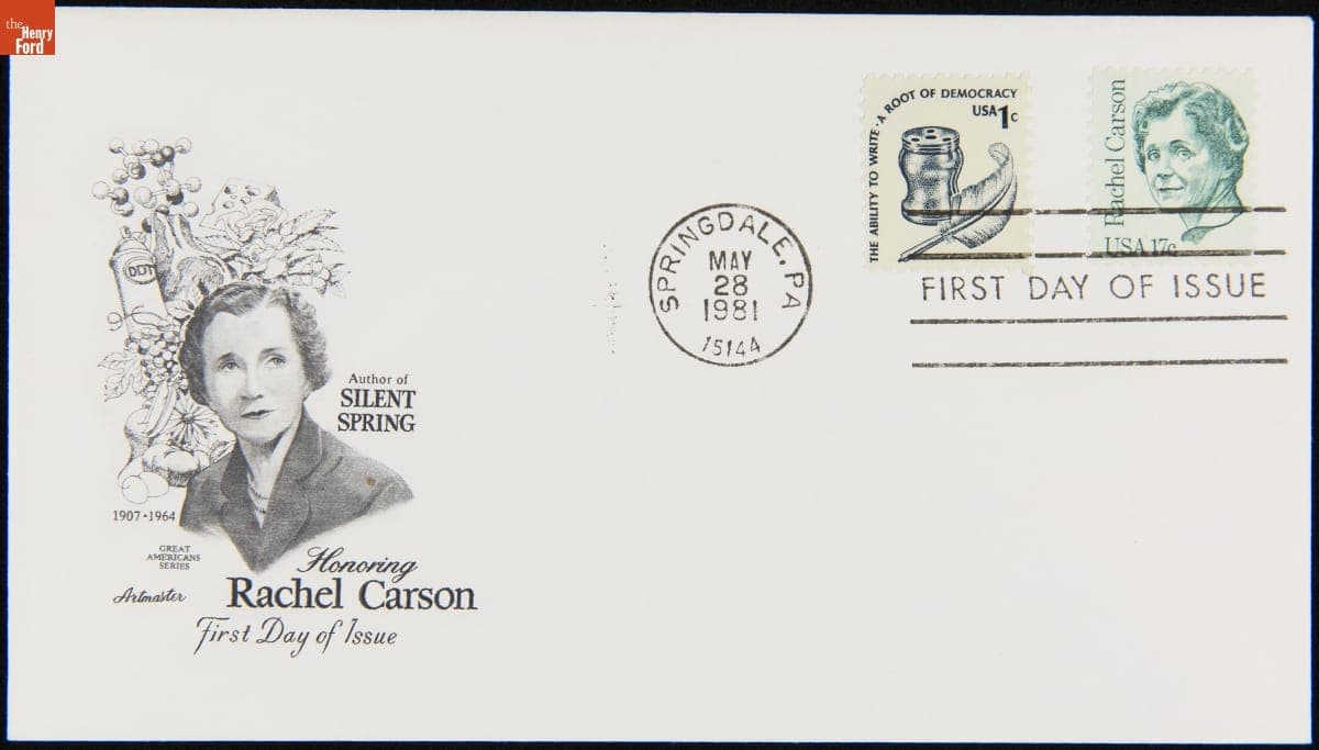 First Day Cover Honoring Rachel Carson, May 28, 1981