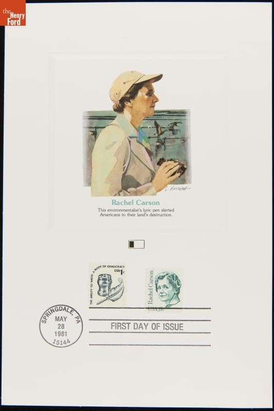First Day Cover Honoring Rachel Carson, May 28, 1981
