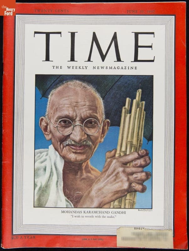 Time Magazine for June 30, 1947, "Mohandas Karamchand Gandhi"