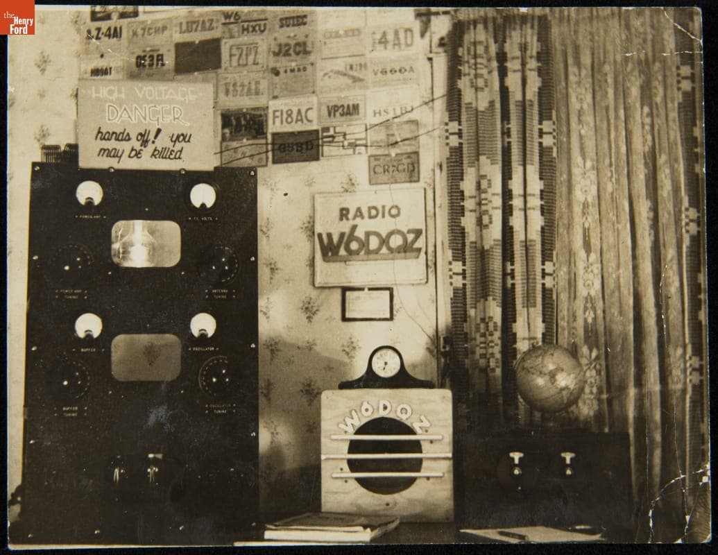 Amateur Radio Station W6DQZ, September 1933