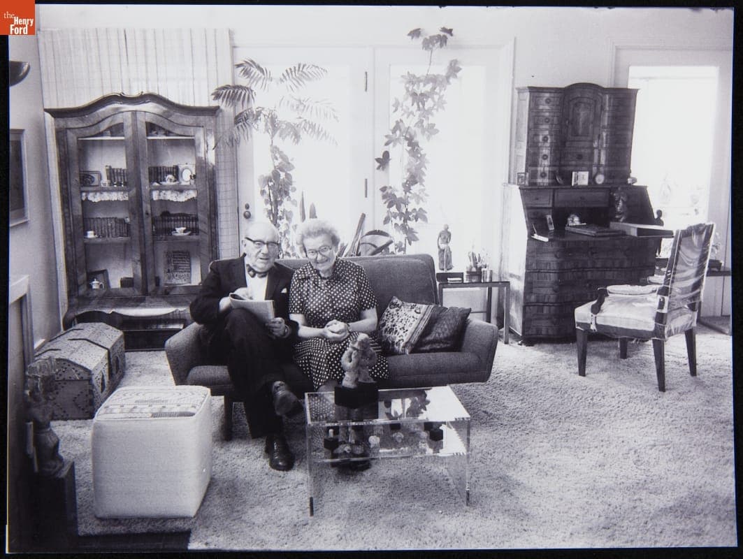 Joseph Adler and Marie (Salomon) Adler, circa 1989