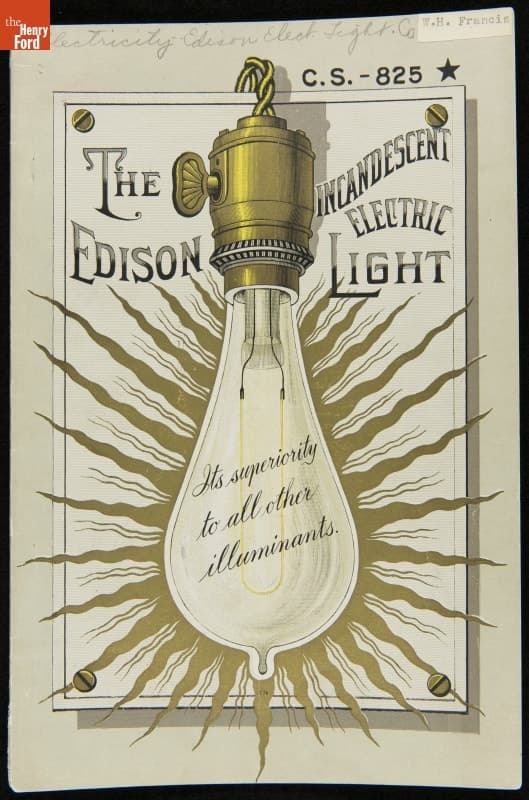 "The Edison Incandescent Electric Light : Its Superiority to All Other Illuminants," circa 1887