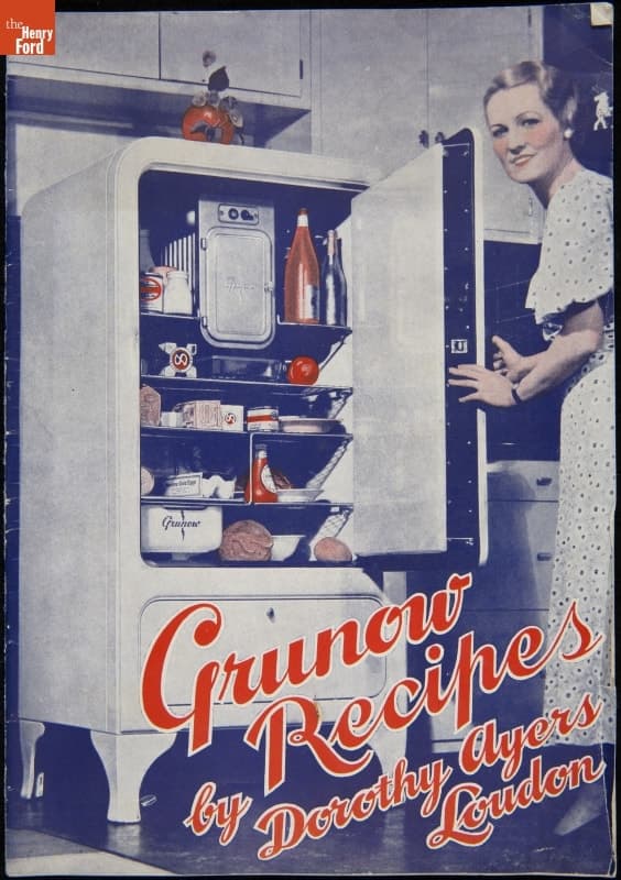 "Grunow Recipes by Dorothy Ayers Loudon," circa 1934