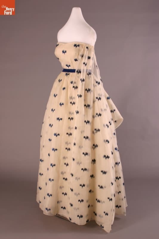Christian Dior Evening Dress, Worn by Elizabeth Parke Firestone, 1954