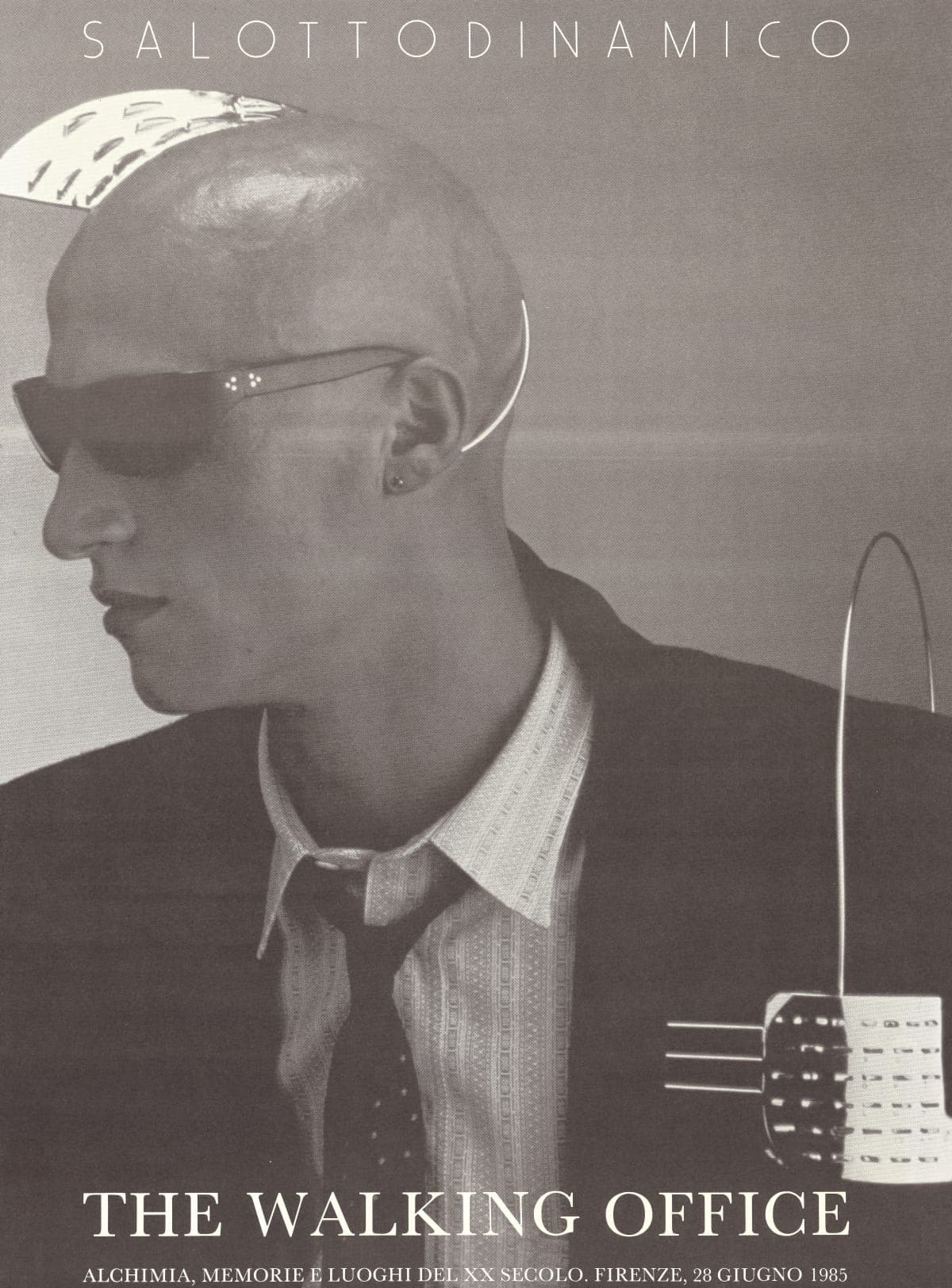 Walking Office Wearable Computer Advertising Poster, 1985