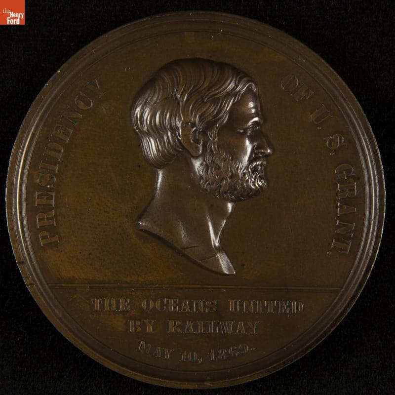 Medal Commemorating the Completion of the Transcontinental Railroad, May 10, 1869