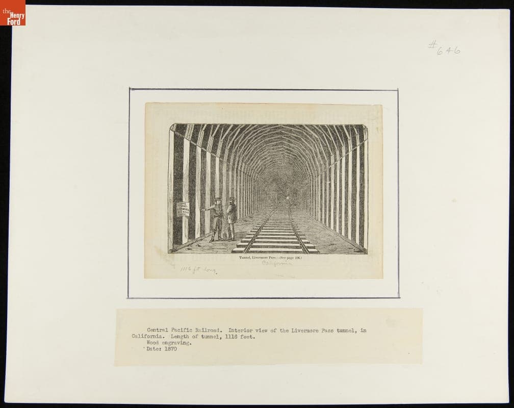 Tunnel, Livermore Pass, 1870