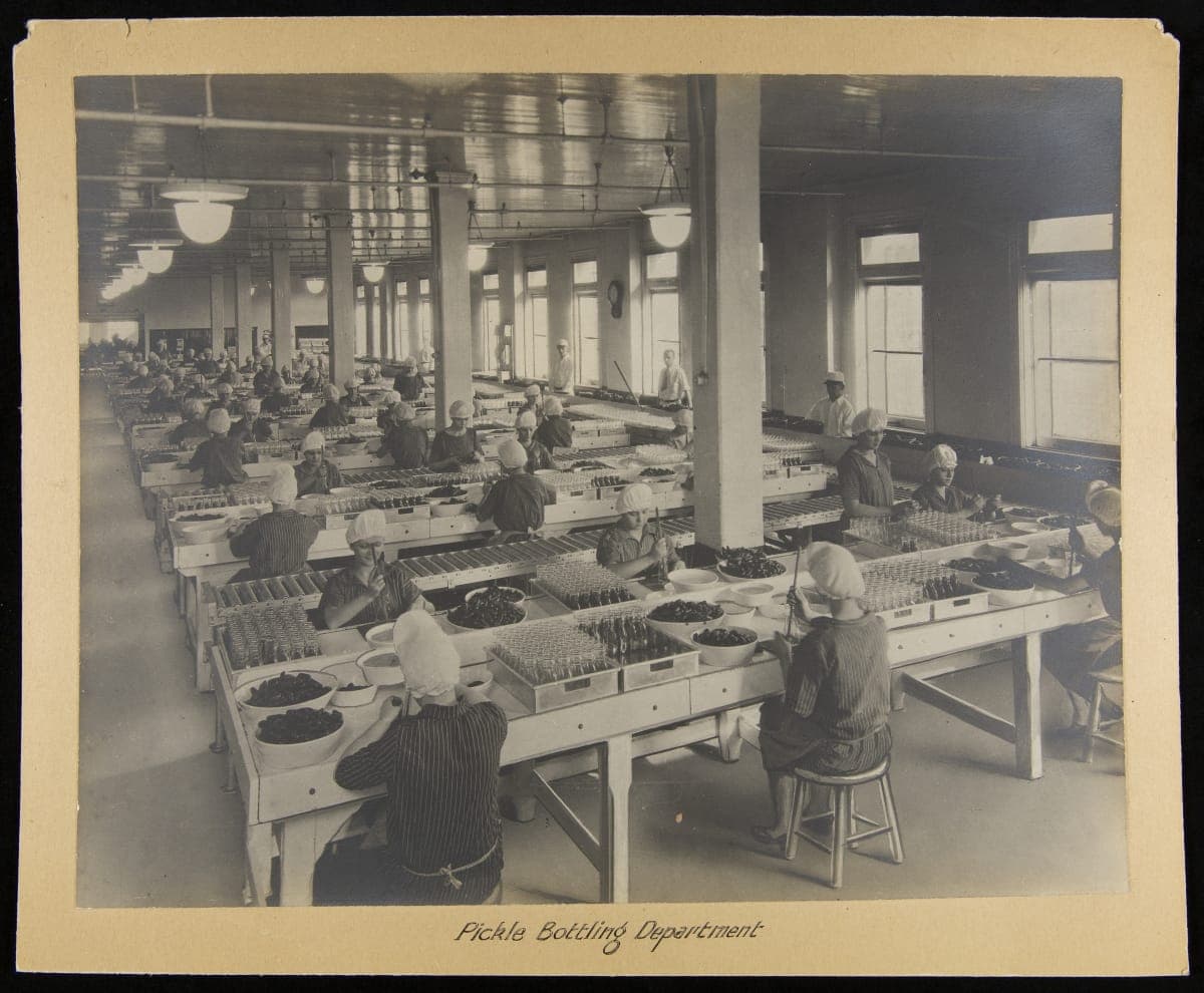H. J. Heinz Company, Pickle Bottling Department, Pittsburgh, Pennsylvania, 1910-1925